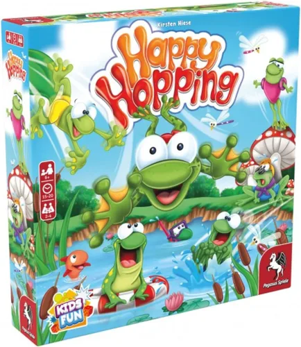 Happy Hopping - Juego de mesa de Pegasus Spiele 2-4 jugadores - Juegos de mesa para la familia - 15-20 minutos de juego - Juegos para noche de