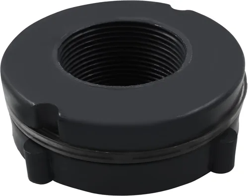 Miniatura 5 de 1 paquete de 1-1/2 pulgadas, conector de PVC para mamparo, adaptador de conector de tanque de mamparo para barriles de lluvia, tanque de agua