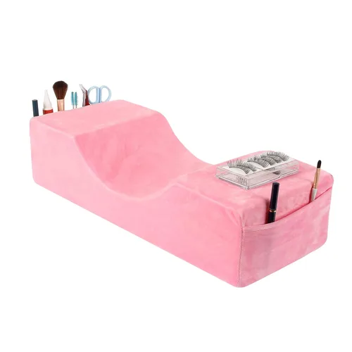 Miniatura 8 de Almohada Cómoda para Extensión de Pestañas, Almohada de Espuma Viscoelástica con Contorno Cervical para Soporte al Dormir, Almohada para Injerto