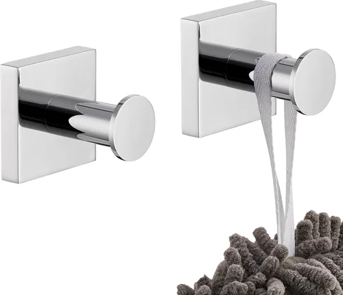 Miniatura 14 de KOKOSIRI Ganchos para Toallas de Baño para Pared de Ducha, Colgadores de Toallas, Ganchos para Bata de Baño para Puerta, Cocina, Armario, Acero Oro