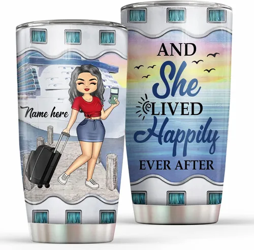 Miniatura 13 de Vaso personalizado con texto en inglés "Some Girls Are Just Born With The Beach", regalo para mejores amigas, hermanas, mejores amigas de una mujer