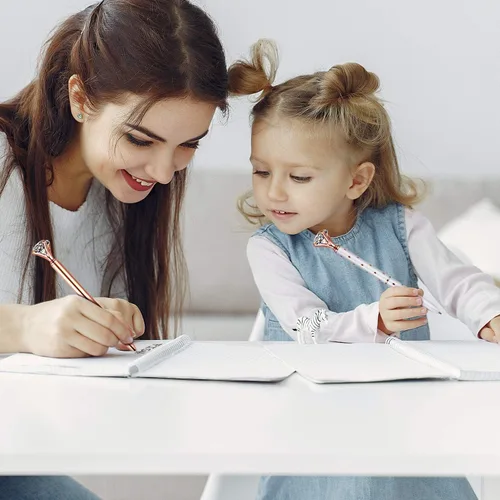 Miniatura 6 de NNY 3 bolígrafos de metal con diamantes de cristal, bolígrafos de lujo, regalos para mujeres y niñas, Navidad, cumpleaños, escuela, oficina, incluye