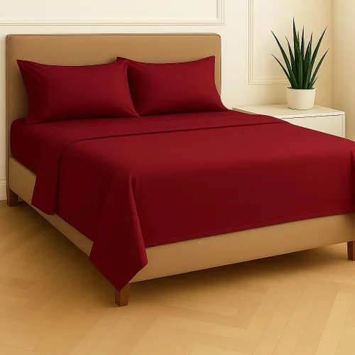 Miniatura 11 de Mattress-Homes Juego de sábanas de tamaño matrimonial XL, ropa de cama de 4 piezas, microfibra cepillada, sábanas extra suaves, refrescantes