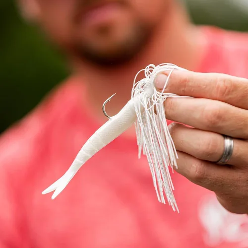 Miniatura 2 de Strike King Blade Minnow Swimbait Señuelo de pesca, 4.5 pulgadas, cuerpo segmentado