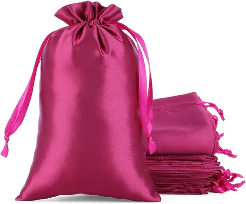 Miniatura 33 de Bolsas de regalo pequeñas de satén negro, 30 unidades de 3 x 4 con cordón, para aula de niños, boda, cumpleaños, graduación, recuerdos de fiesta