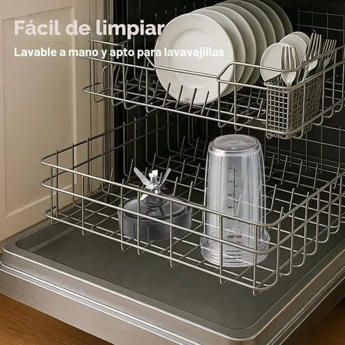 Miniatura 7 de Piezas de repuesto para tazas de licuadora Ninja, paquete de 2 tazas de licuadora de 24 onzas con tapas para beber y sellar, cuchilla de repuesto