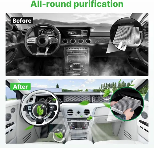 Miniatura 6 de Juego de filtros de aire de motor+cabina para Honda Civic 2016-2026 (2.0L), HR-V HRV 2023-2026 (2.0L) (solo aspirado naturalmente, no para tipo R!)