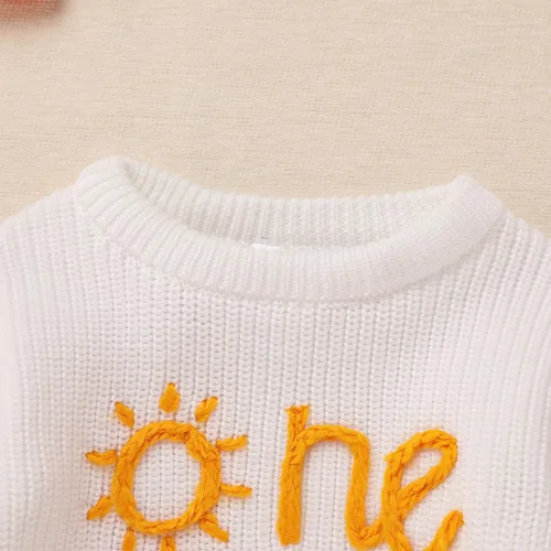 Miniatura 119 de Suéter de primer cumpleaños para bebés y niñas de un año de edad, sesión de fotos, otoño e invierno