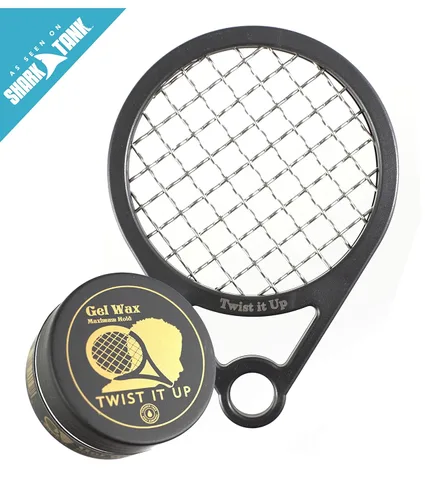 Miniatura 2 de Twist It Up Gel de peine (Unity Black) - Alternativa a las esponjas para el cabello, crea rizos y giros para hombres negros, diseño de raqueta