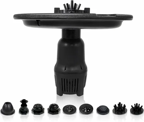 Miniatura 24 de HALF OFF PONDS Fuente flotante - 1 aireador de estanque HP, cable de 100 pies - Bomba de agua de 15,000 GPH - 13 patrones de pulverización - Luces