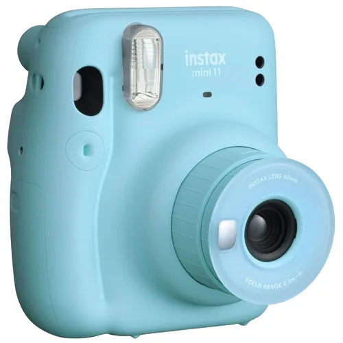 Miniatura 5 de Instax Mini cámara de película instantánea, exposición automática y lente selfie incorporada, azul cielo