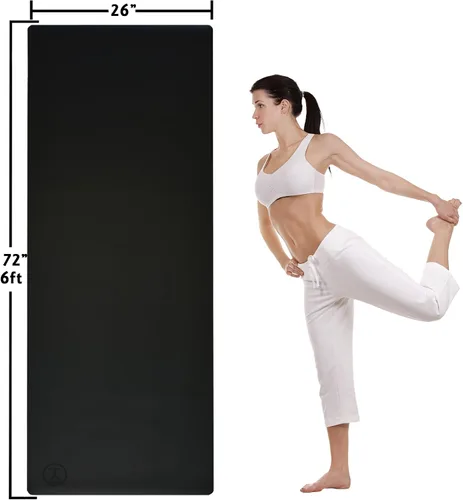 Miniatura 9 de Tatago Esterilla de yoga caliente antideslizante de goma natural de grado profesional, tapete de Pliates, tapete de estiramiento o esterillas