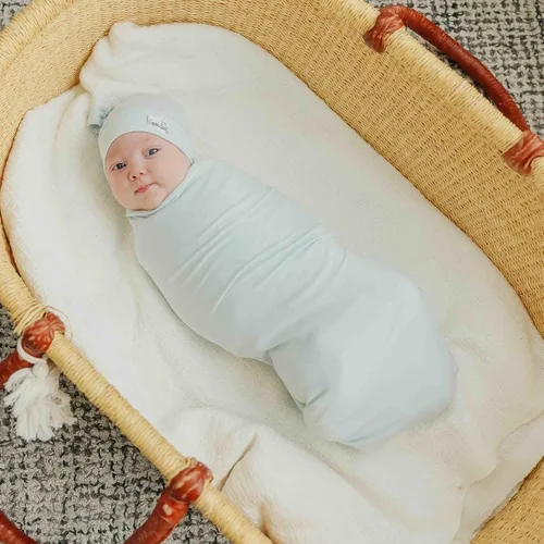 Miniatura 5 de Copper Pearl Swaddle Blankets for Newborns Soft Stretchy Receiving Blankets for Boys and Girls Large 46 x 46 Inch Baby Blankets Lightweight