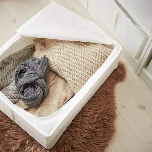 Miniatura 2 de IKEA Skubb Storage Case White 803.000.47 Tamaño 17 ¼x21 ¾x7 ½