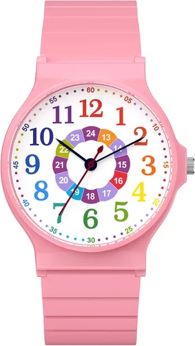 Miniatura 19 de SOCICO Reloj Analógico para Niños y Niñas, Dial Delgado 30M Resistente al Agua Reloj Deportivo de Camuflaje, Relojes de Pulsera Fáciles de Leer