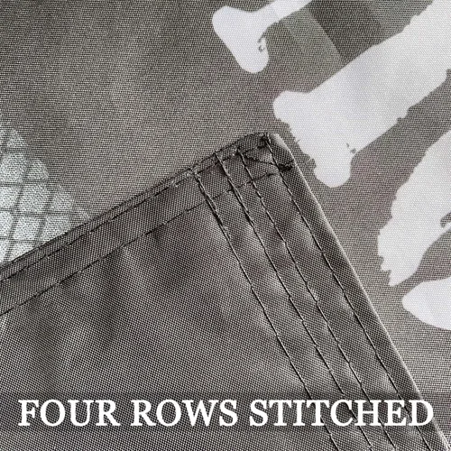Miniatura 6 de Bandera de águilas Pow Mia de 3 x 5 para exteriores, doble cara, no te olvidas, todos dieron algunos dieron todo, 3 capas, 240D, 4 filas cosidas, 2