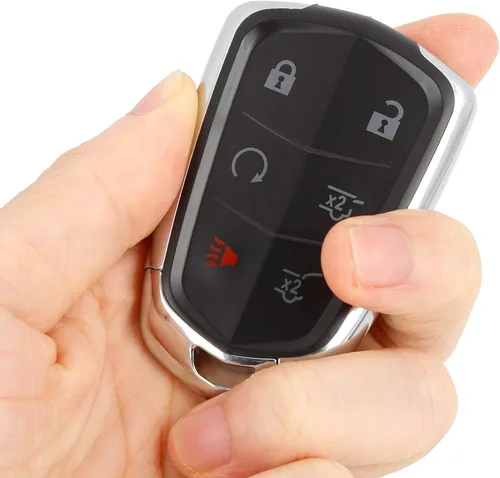 Miniatura 7 de X AUTOHAUX Llavero de repuesto para automóvil sin llave HYQ2AB de 315 Mhz para Cadillac Escalade 2015-2019 para Cadillac Escalade ESV 2015-2020