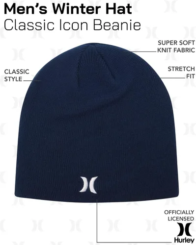 Miniatura 2 de Hurley Men's Winter Hat - Classic Icon Beanie