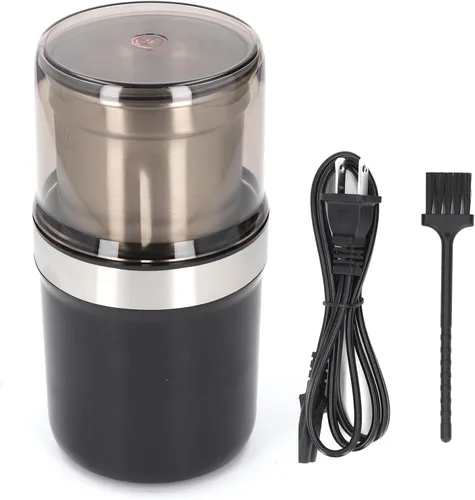 Miniatura 6 de SUNGOOYUE Versatile Dry Bean Grinder, Coffee Grinding Machine with Stainless Steel Vane/Wing for Kitchen Shop, 100g Capacity