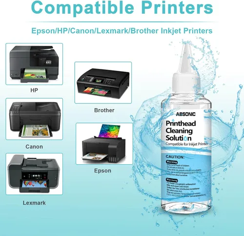 Miniatura 3 de Kit de limpieza para impresoras Epson, Kit de limpieza de cabezal para HP, Limpiador de cabezal de impresora de inyección de tinta para Canon