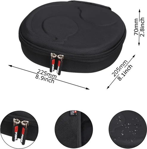 Miniatura 6 de FBLFOBELI Funda rígida de almacenamiento de auriculares para Silensys E7 / PurelySound E7 / MOVSSOU E7 / COWIN E7 / Tapela E7 / Audonia E7