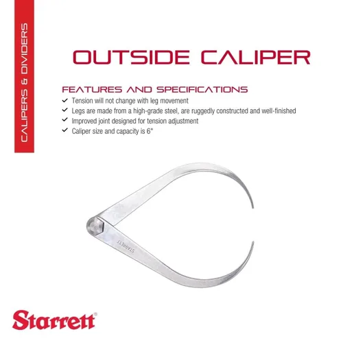 Miniatura 2 de Starrett Pinza con patas de acero de alta calidad y diseño de junta mejorado para ajuste de tensión, tamaño y capacidad de 6 pulgadas, tipo de junta