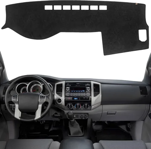 Miniatura 23 de Cubierta de Tablero Alfombrilla de Salpicadero Compatible con to-yota 4Runner 2009-2003 (para Conducción a la Izquierda), Alfombrilla de Tablero
