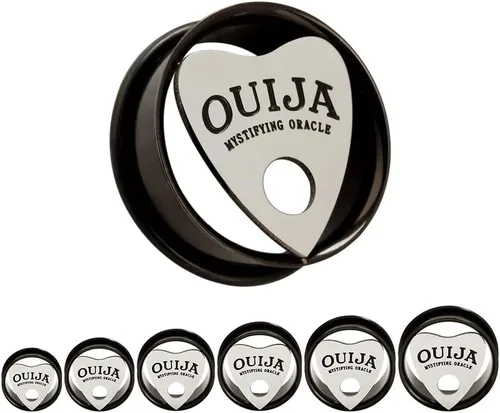 Miniatura 4 de KUBOOZ OUIJA MYSTIFYING ORACLE - Tapones para los oídos con diseño de túneles de acero inoxidable
