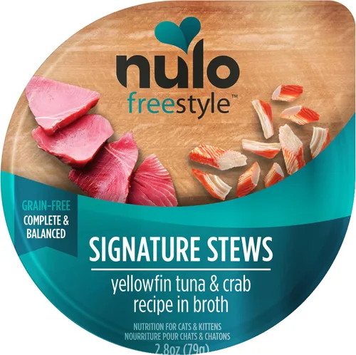 Miniatura 2 de Nulo Freestyle Comida Húmeda para Gatos y Gatitos Estofado Signature, Complemento Alimenticio Premium Totalmente Natural Sin Cereales para Gatos Sin