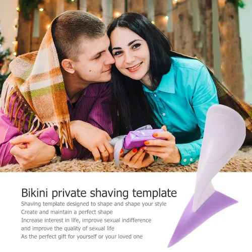 Miniatura 3 de Munyee Hua Intimate Pube - Juego de recortador de pelo para mujer con 3 formas, 3 prácticas maquinillas de afeitar, una bolsa de almacenamiento