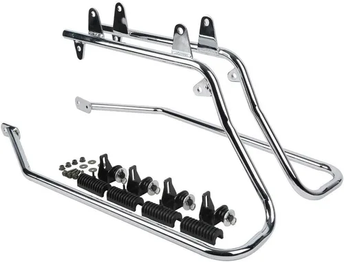 TCT-MOTORPARTS Juego de soportes de conversión para bolsa de sillín resistente para Harley Softail modelos 1984-2017 Fatboy FLSTF EFI FLSTFI Bad Boy