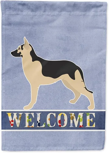 Miniatura 124 de Caroline's Treasures BB8334GF AIDI Bandera de jardín para perro de montaña del Atlas, bandera de buzón azul, bandera decorativa para patio exterior