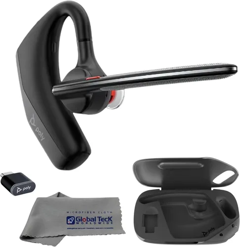 Miniatura 8 de Poly Voyager Legend 50-M - Auriculares Bluetooth, funda de carga, cancelación de ruido alimentada por IA, tecnología WindSmart de 4 micrófonos