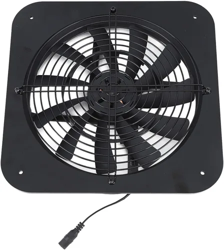Miniatura 9 de Fdit Ventilador de escape de ático alimentado por energía solar, 100 W, 13.5 pulgadas, panel de silicona monocristalina, 18 V, para casa