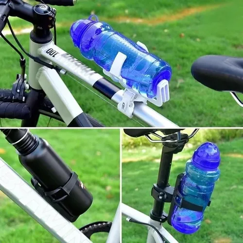 Miniatura 7 de Paquete de 2 soportes para botellas de bicicleta, soporte universal para botella de agua, soporte para botella de agua para bicicleta, cochecito