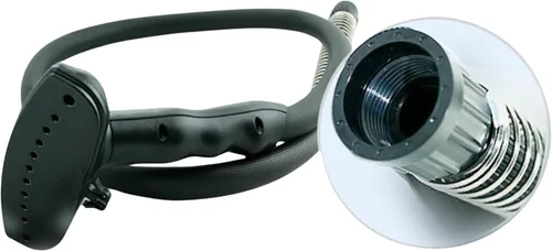 Miniatura 5 de SALAV Vaporizadores de ropa de tamaño completo, auténtica manguera de vapor de doble aislamiento y boquilla con repuesto de conector de manguera