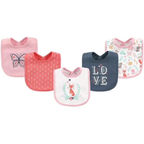 Miniatura 19 de Hudson - Babero unisex de algodón para bebé, baberos de algodón, talla única , Cactus rosa