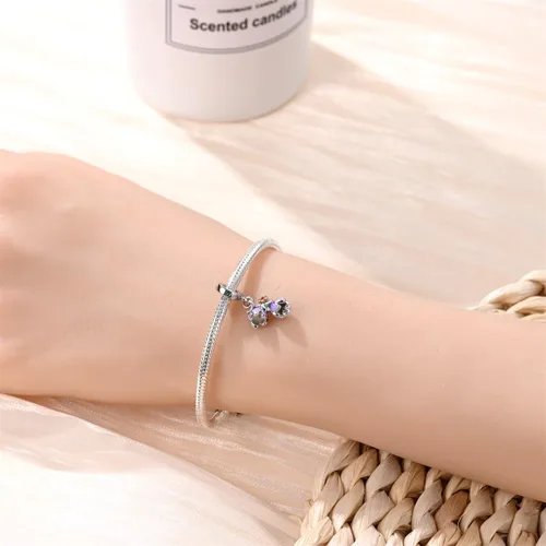 Miniatura 8 de LIGHTDOG Abalorios de plata de ley 925 para pulseras Pandora, collares para mujer, cuentas colgantes, cuentas de joyería, regalos para mujeres