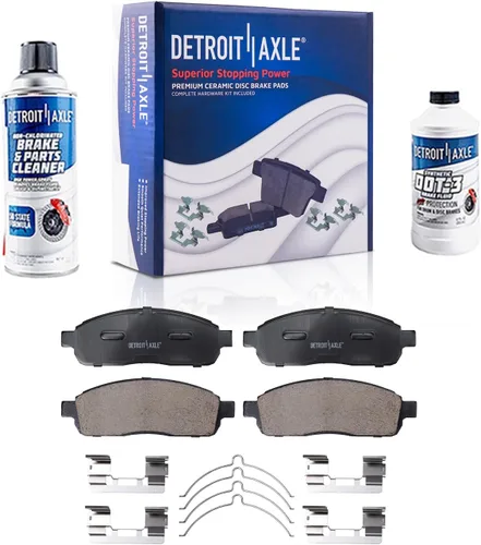 Miniatura 110 de Detroit Axle - Pastillas de freno traseras para Kia Sportage 2017-2022, Hyundai Tucson 2016-2021, pastillas de freno de cerámica 2018 2019 2020