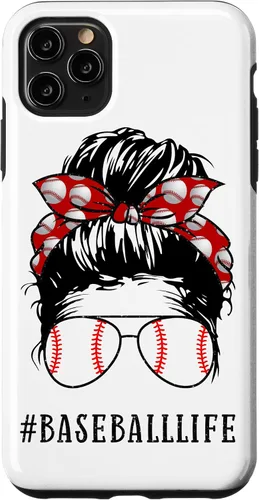 Miniatura 13 de Mom Messy Hair Bun Aviators Glasses Baseball Mother Life Case for iPhone 17