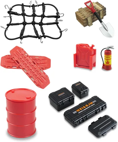 Miniatura 7 de 1/24 1/18 RC Crawler Accesorios para 1/18 TRX4M 1/24 Axial SCX24 (12 piezas naranja)