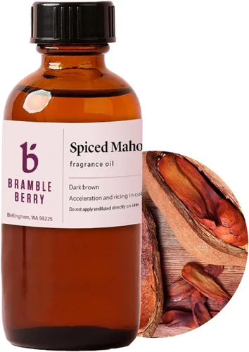 Miniatura 40 de Aceite de fragancia de Bourbon de Kentucky de Bramble Berry 59 ml Aroma masculino cálido para hacer jabón, elaboración de velas, aceite para barba