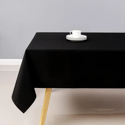 Miniatura 17 de Wewoch Mantel rectangular color caqui, resistente al agua, lavable, de poliéster, para comedor, cocina, fiestas, bodas y uso al aire libre, 60 x 84