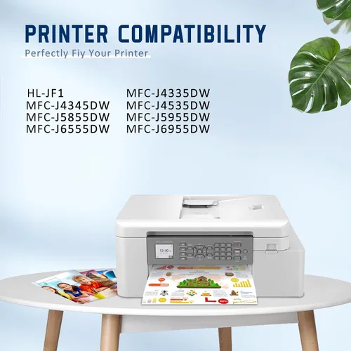 Miniatura 2 de LC406 - Cartuchos de tinta para impresora Brother, repuesto para MFC-J4335DW, MFC-J6555DW, MFC-J4345DW, MFC-J5855DW, MFC-J4535DW XL