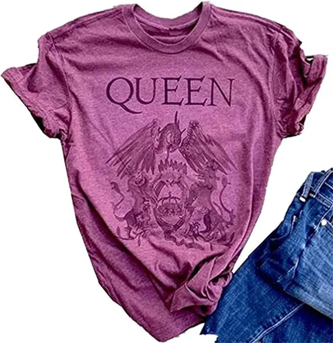 Camisas de banda para mujer, camisetas gráficas vintage de manga corta, camisetas casuales de verano