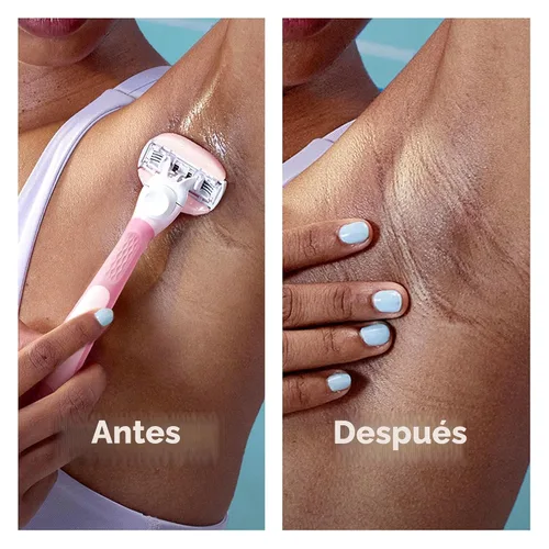 Miniatura 7 de Gillette Venus ComfortGlide - Rastrillo de afeitar para mujer, té blanco (6 repuestos)