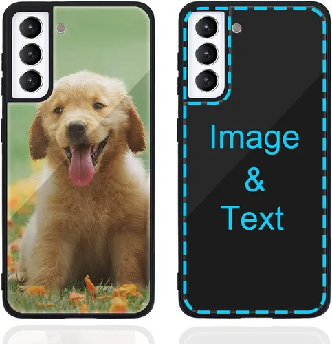 Miniatura 9 de Funda de teléfono personalizada para Samsung Galaxy S22+ / S22 Plus 5G, funda de TPU suave de vidrio templado antiarañazos personalizada con foto