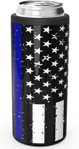 Miniatura 22 de TILUCK Enfriador de Latas Delgadas para Cerveza Delgada y Seltzer Duro, Acero Inoxidable, Acero Inoxidable Aislado de Doble Pared para Latas Cactus