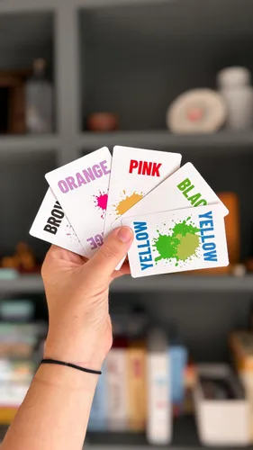 Miniatura 6 de Juego de cartas familiar de emparejamiento de colores Bicycle Addict, hasta 6 jugadores (edades 7 y más), amarillo
