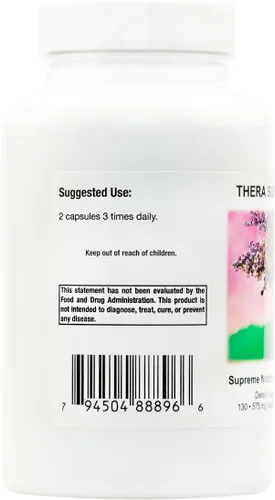 Miniatura 2 de Supreme Nutrition Thera Supreme, 130 cápsulas vegetarianas combinadas de hierbas puras